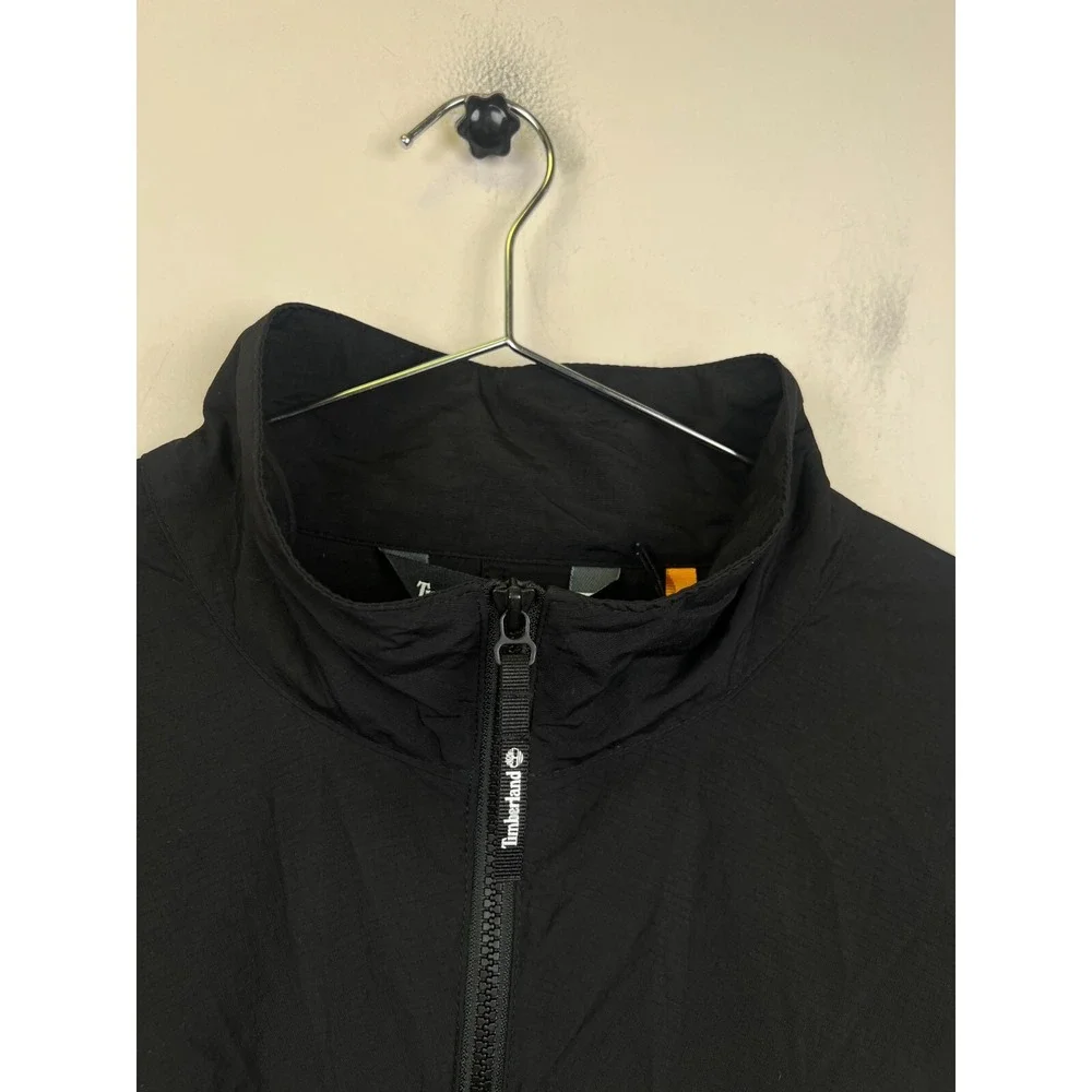 Timberland Mens Benton Trail Quarter Zip Pullover Jacket Black XL TB0A5VDF001